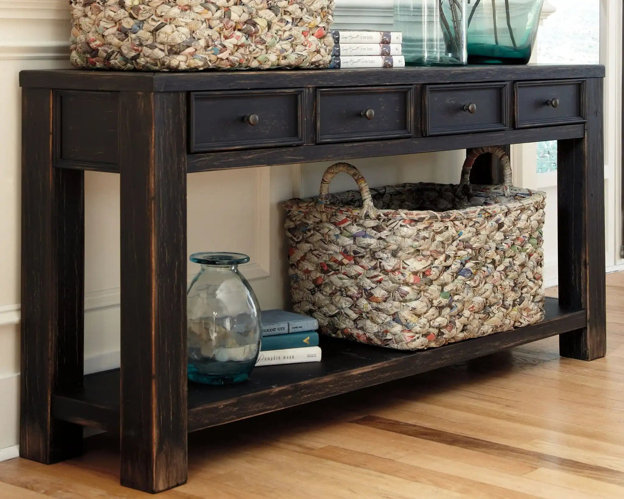 Gavelston - Sofa Table - Black