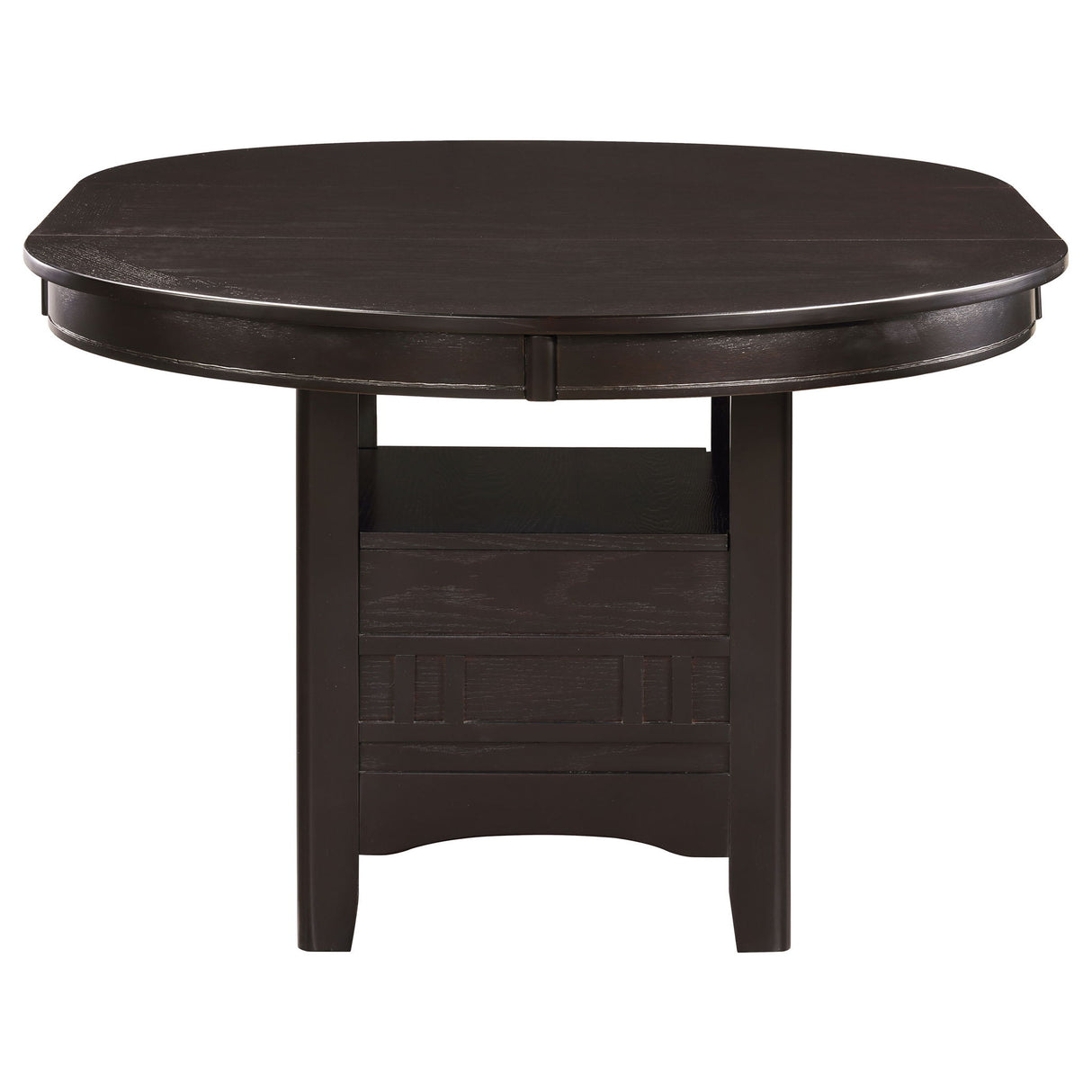Illkirch - Oval Extension Leaf Dining Table With Expandable Surface - Espresso