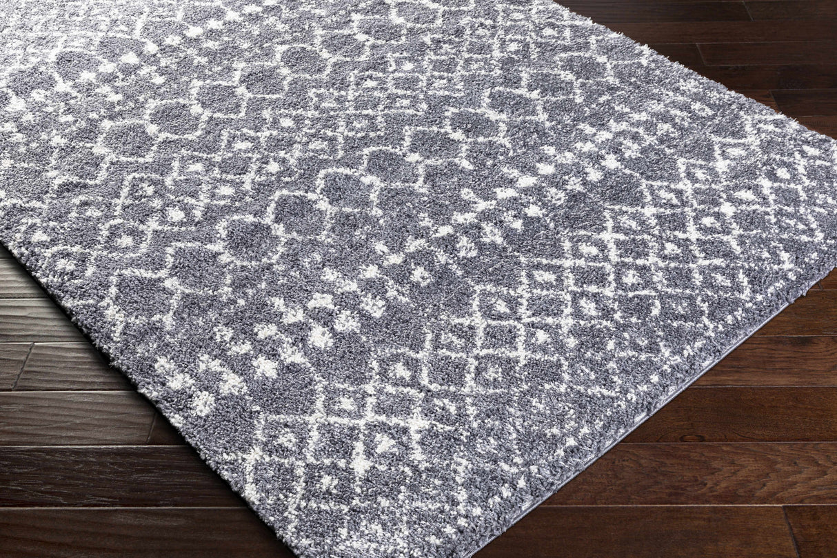 Dark Gray Blue Navassa Area Rug - Clearance