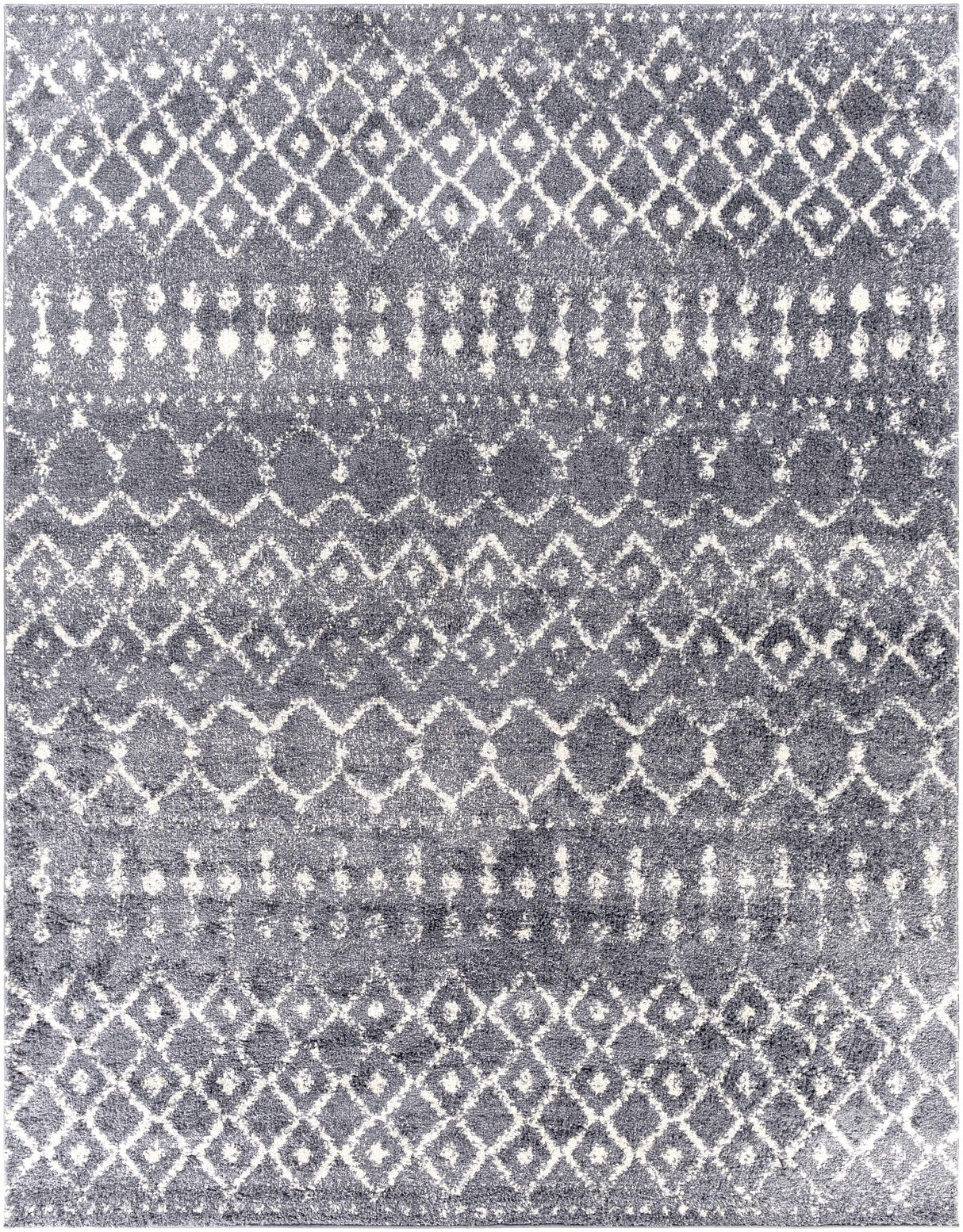 Dark Gray Blue Navassa Area Rug - Clearance