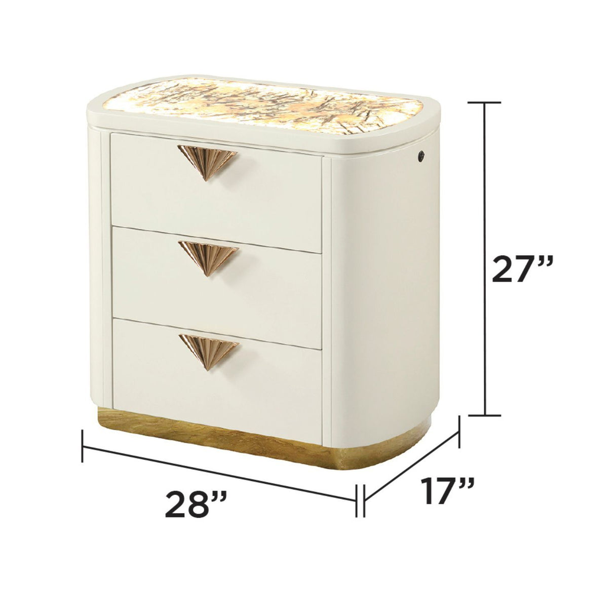 La Pierre - Bedroom Set With Upholstered LED Bed