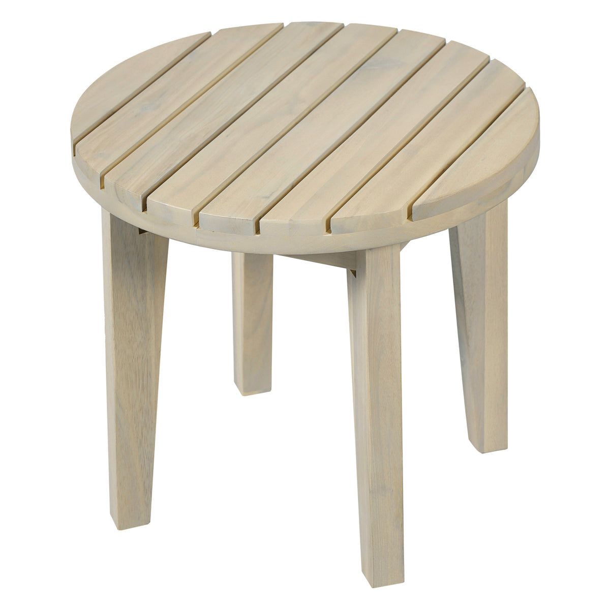 Outdoor 16" Square Acacia Wood Side Table