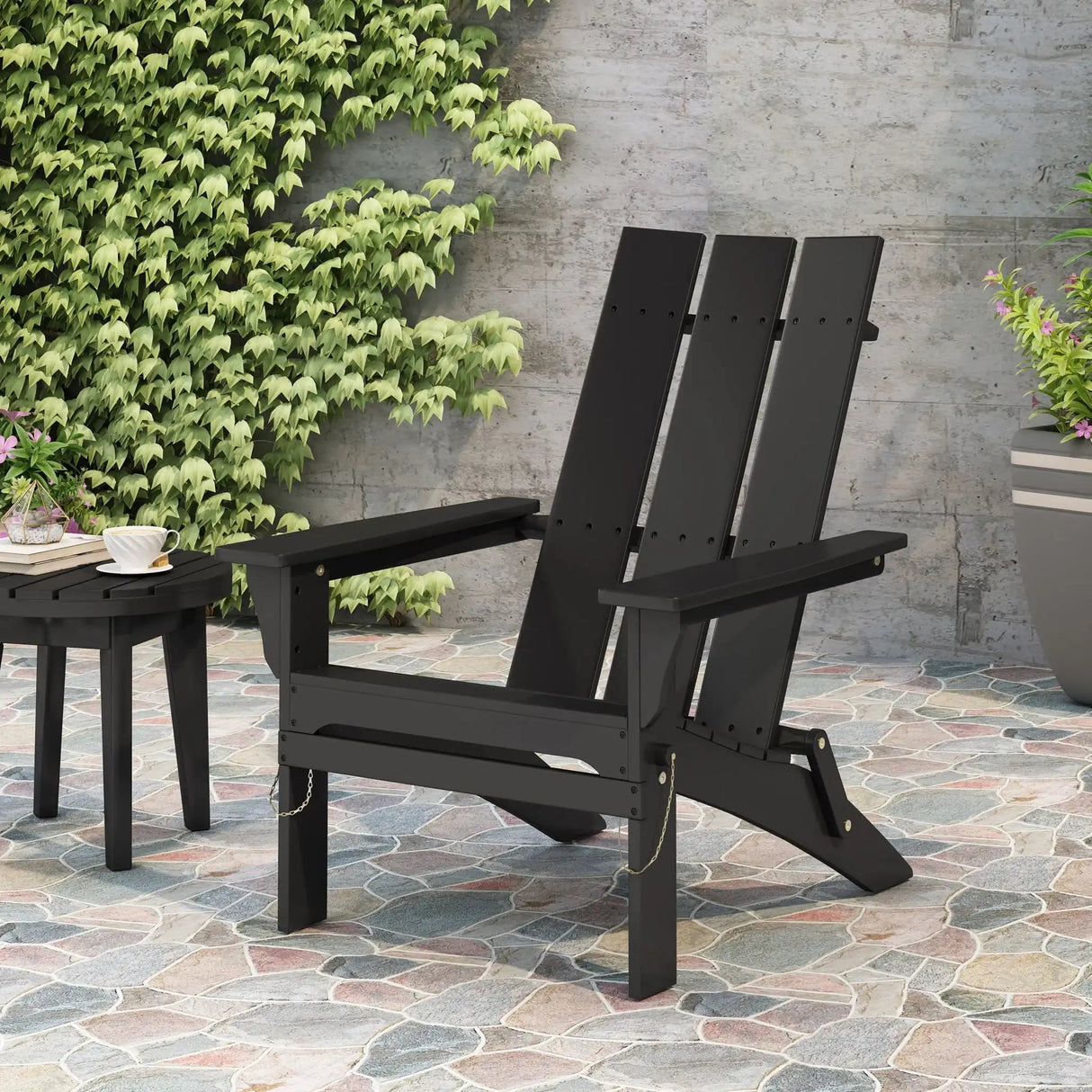 Aurascape - Outdoor Comfort Foldable Adirondack Chair - Best Buy Furniture