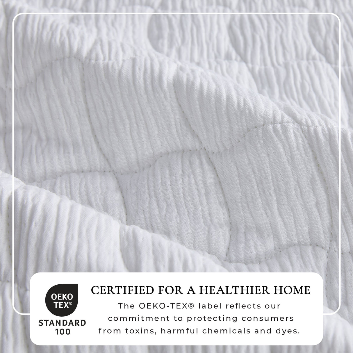 Gauze-Inspired Texture Quilt Set - Wave Stitch Collection