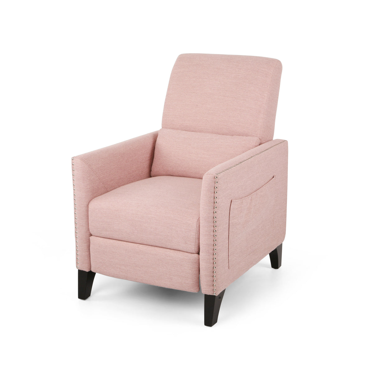 Pushback Recliner Chair with Side Pocket