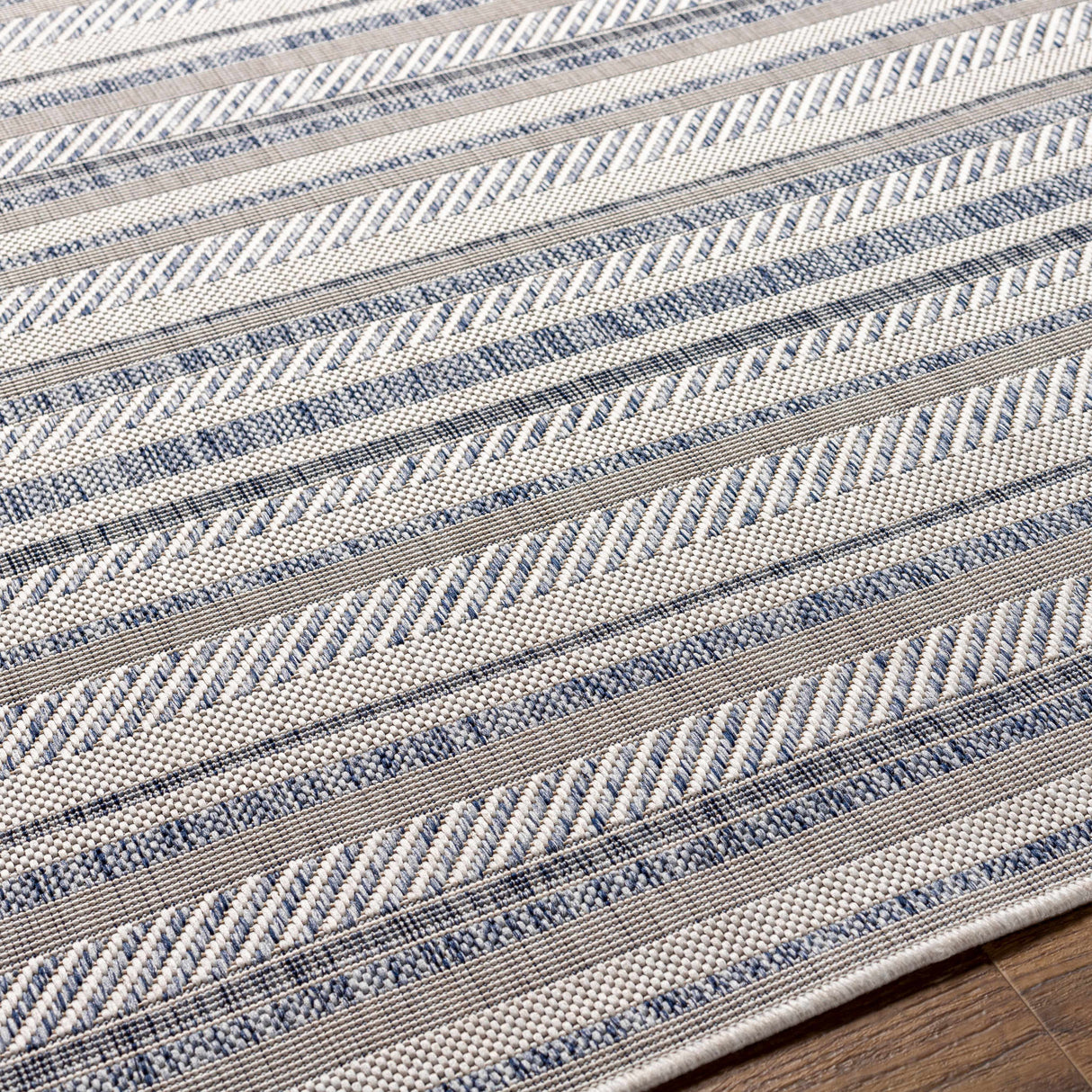Dumalag Striped Nordic Rug