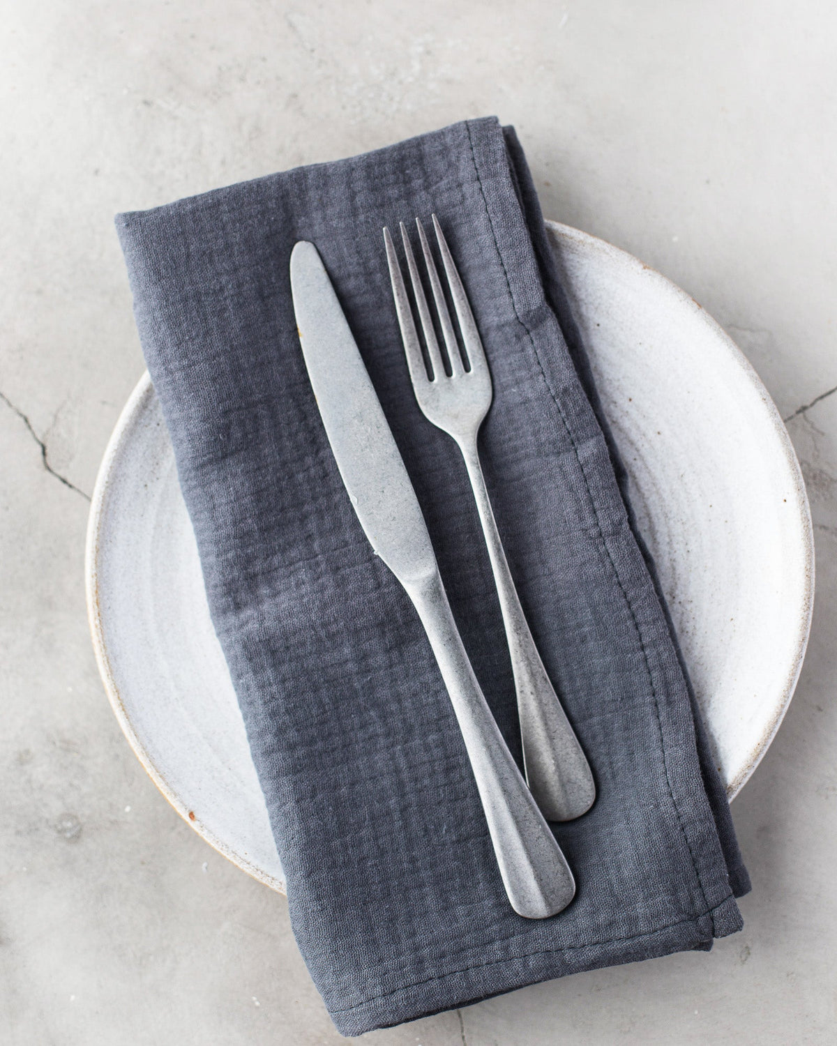 Cotton Crinkle Cloth Napkins, Set of Four | Dot and Army