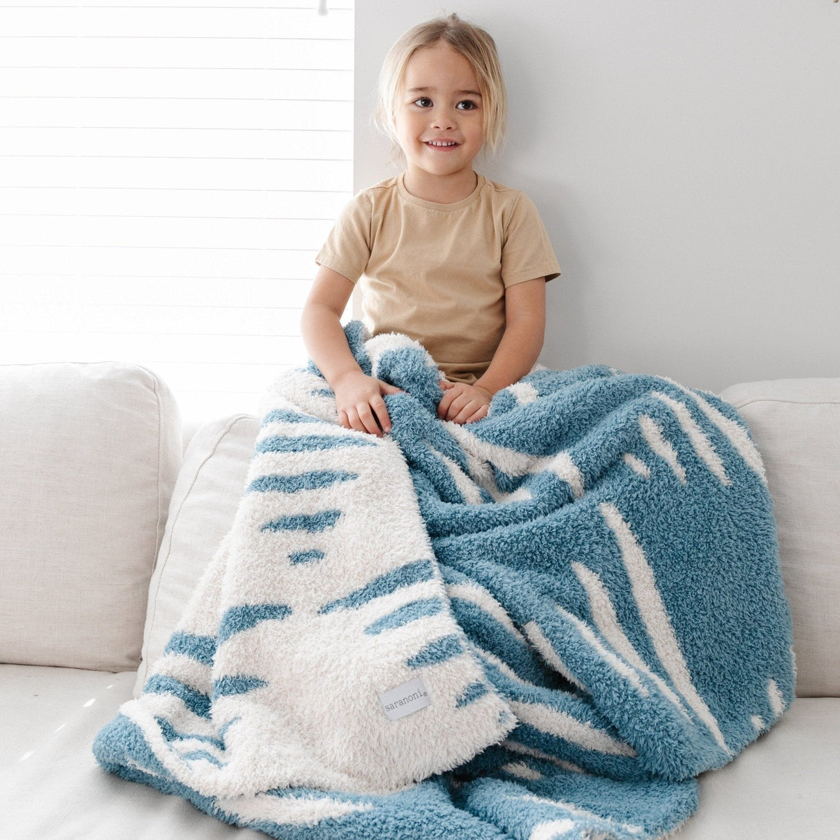 Saranoni DOUBLE-LAYER BAMBONI® TODDLER BLANKETS in Triangle Double Layer