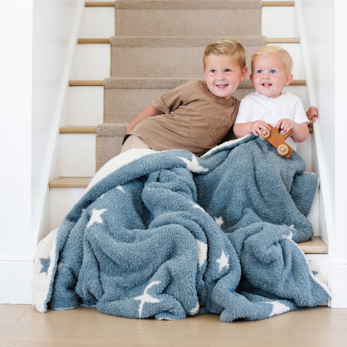 Saranoni DOUBLE-LAYER BAMBONI® TODDLER BLANKETS in Nightfall Double Layer