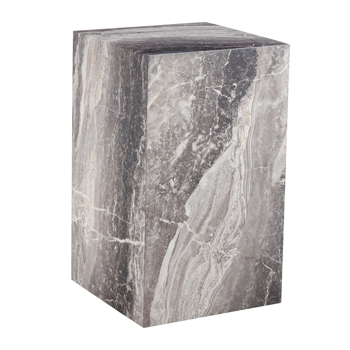 Droom W-1151 Modern Coffee Table with Wood Grain Finish in Dark Gray