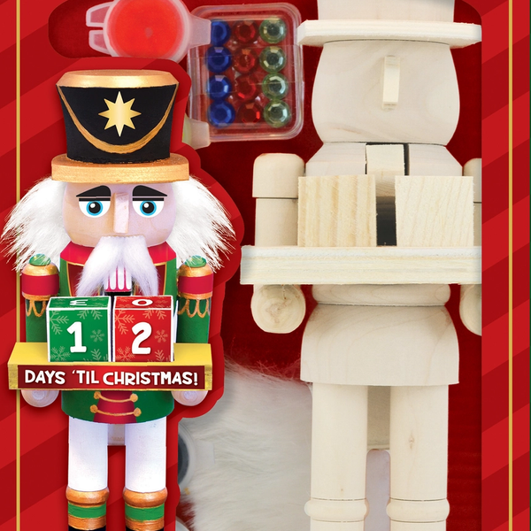 Nutcracker Calendar Wood Paint Set