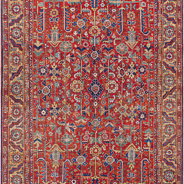 Edwardsburg Traditional Red Rug