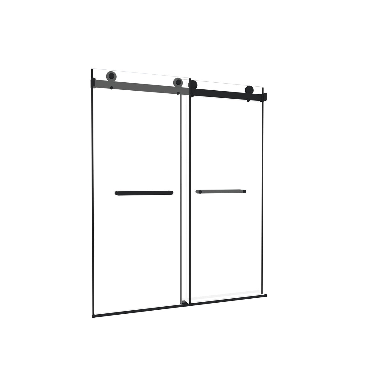 Frameless Double Sliding Shower Door