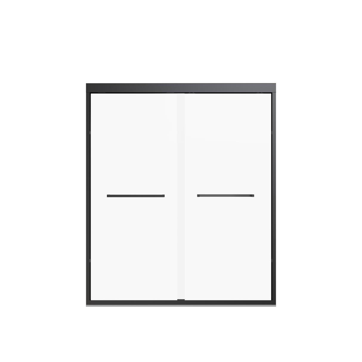 56"-60"W x 70"H Semi-Frameless Double Sliding Shower Door