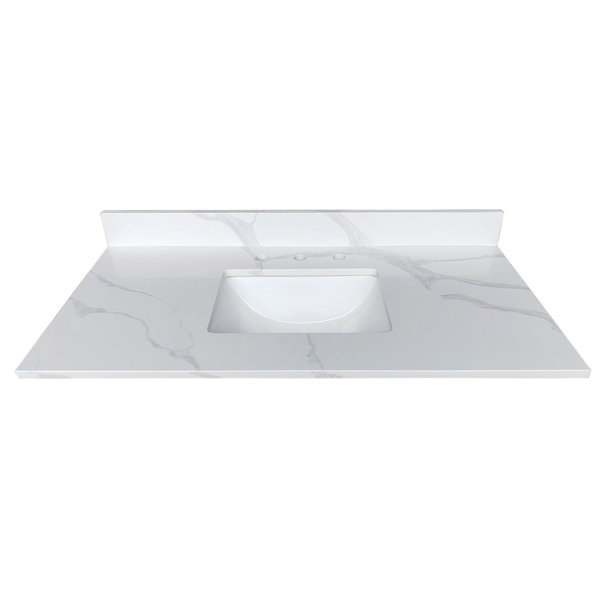 43-Inch Quartz Bathroom Vanity Top