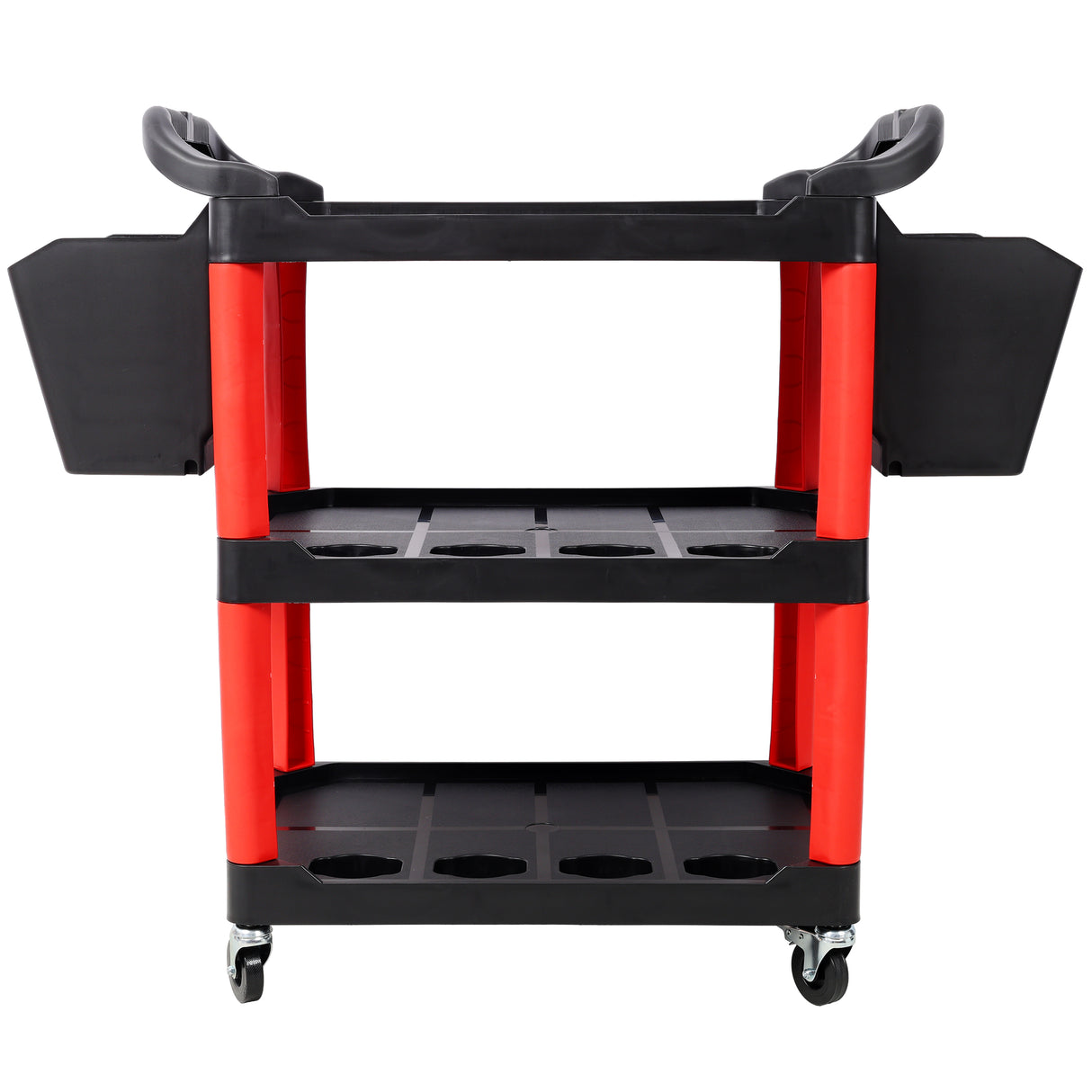 3 Tier Rolling Auto Detail Cart With Wheels