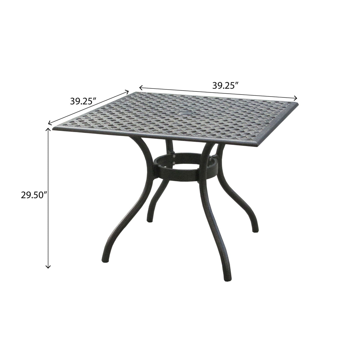 Arch Mesh Dining Table With Lightweight Frame - Black - Best Buy Furniture