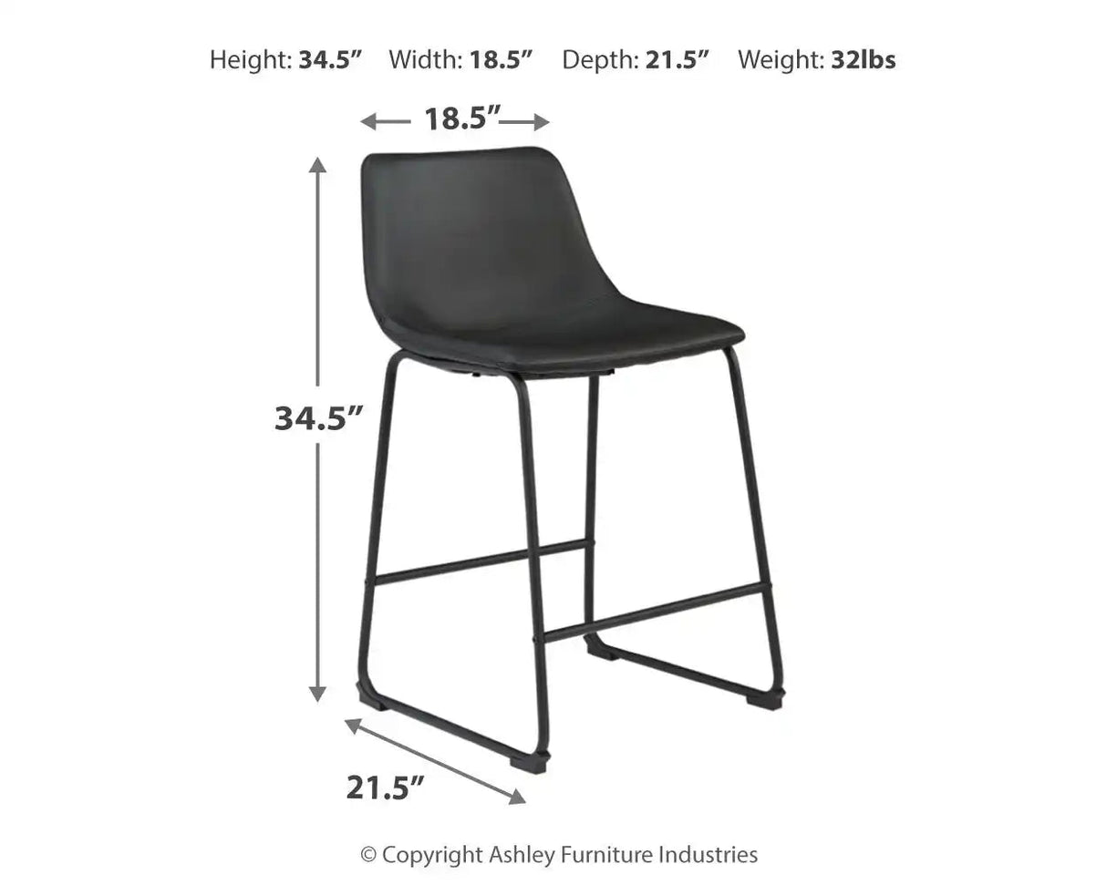 Centiar - Upholstered Barstool (Set of 2) - Best Buy Furniture