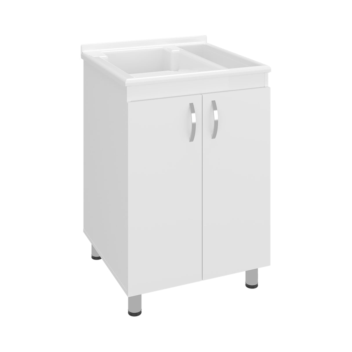 Foster 2 Door Utility Tub and Sink Freestanding Cabinet