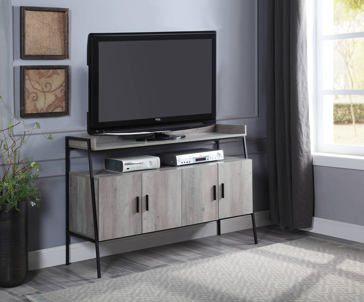 Samiya - TV Stand - Gray - Best Buy Furniture