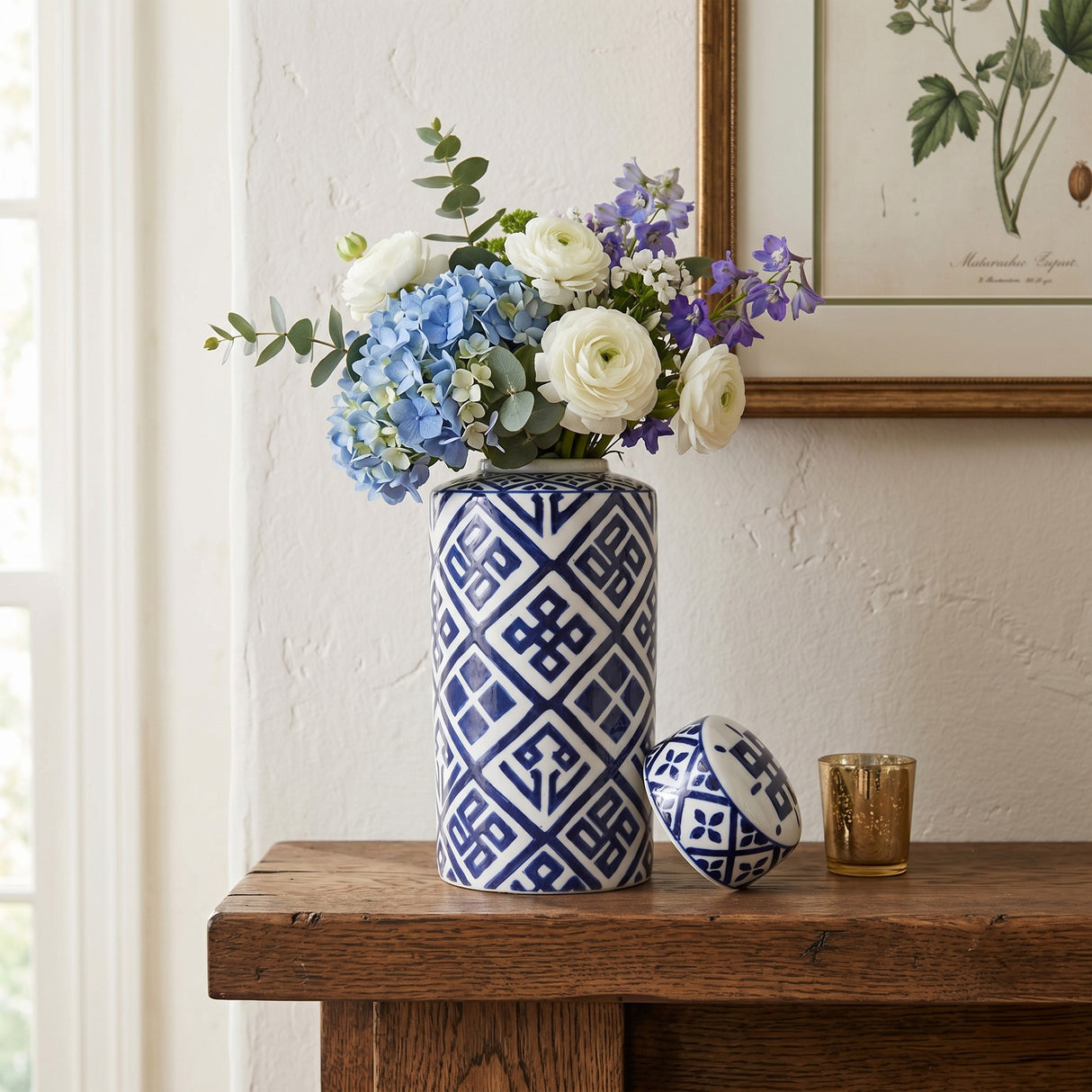D6x14" Ceramic Jar