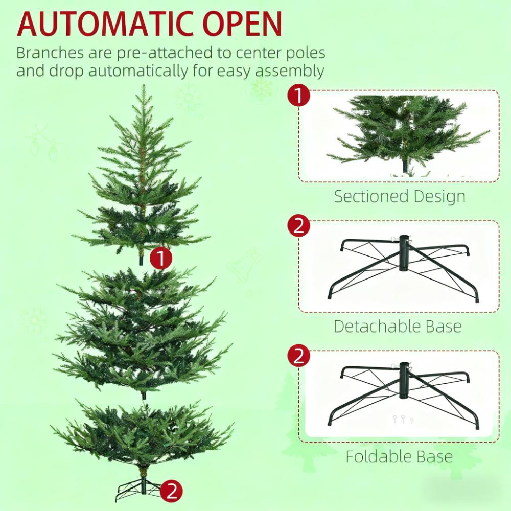 Nordic Pine Hinged Christmas Tree