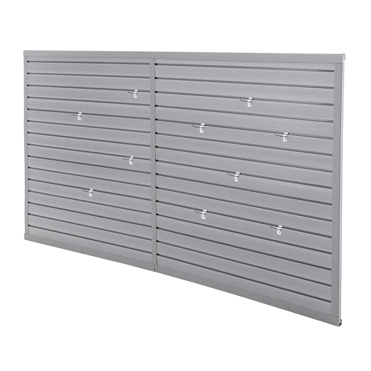 Heavy Duty PVC Slatwall Garage Organizer, 8ft x 4ft