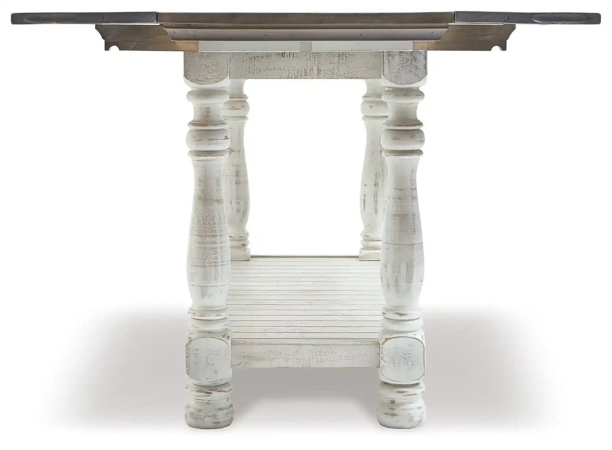 Havalance - Flip Top Sofa Table - Gray / White
