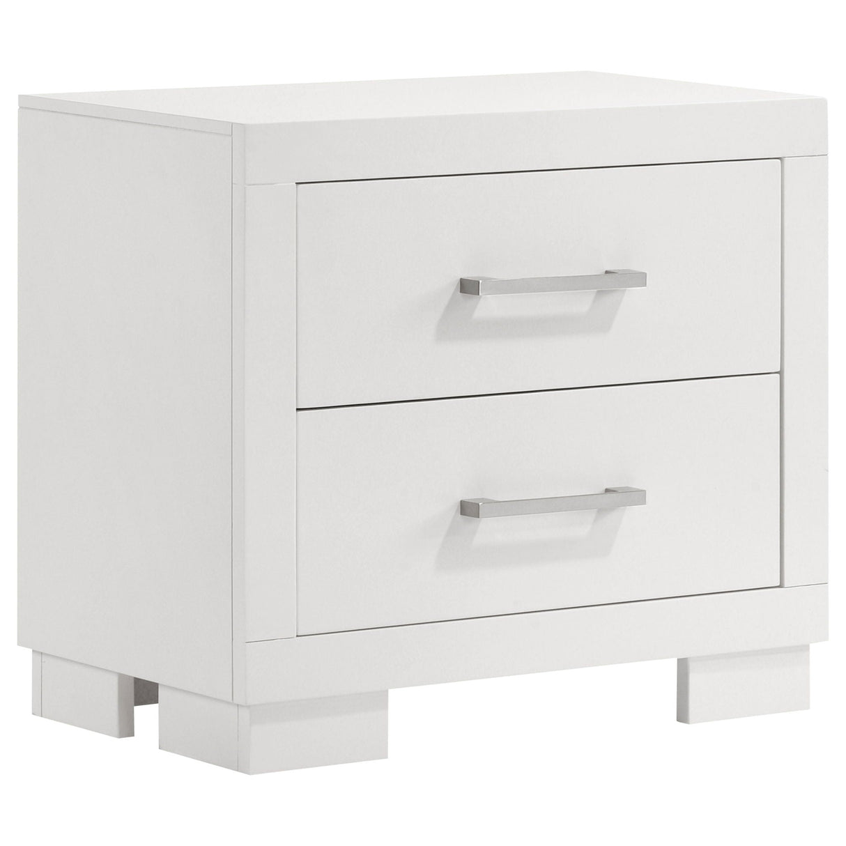 Copper - 2 Drawer Rectangular Nightstand