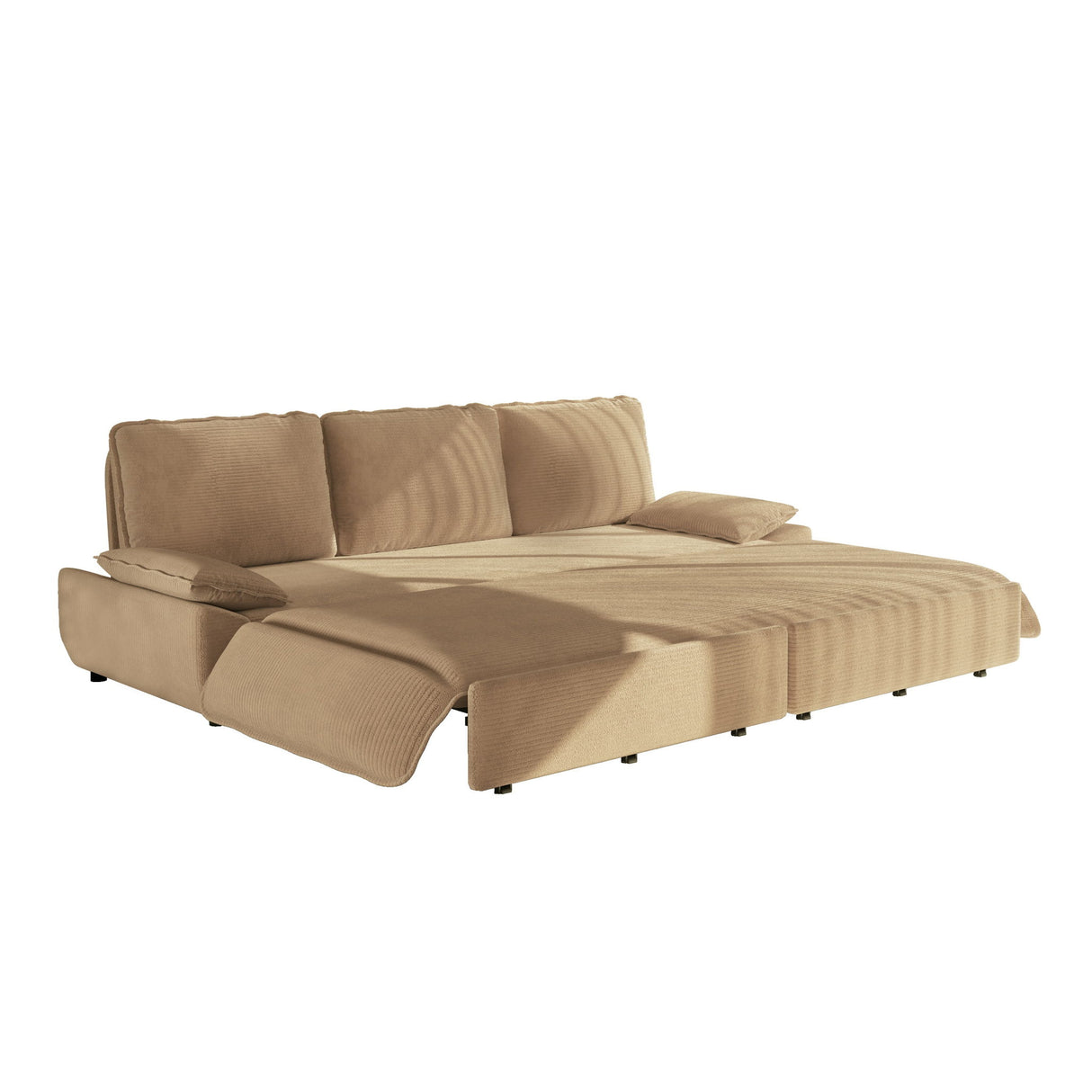 King Size Pull Out Sofa Bed, 3 In 1 Convertible Multifunctional