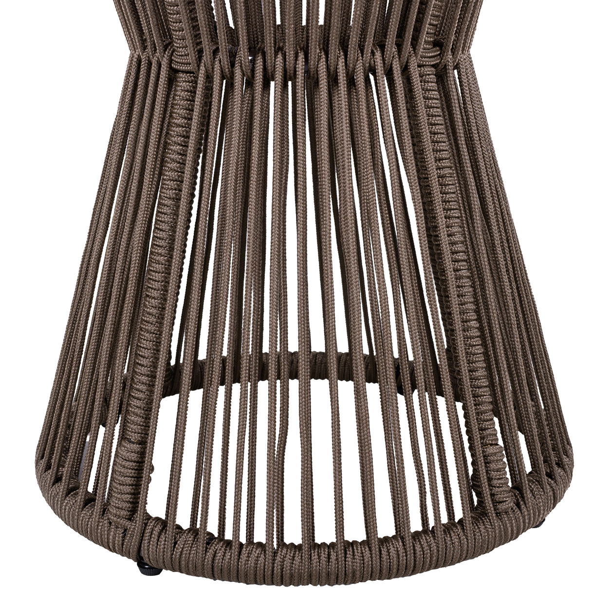 Outdoor Side Table, Dark