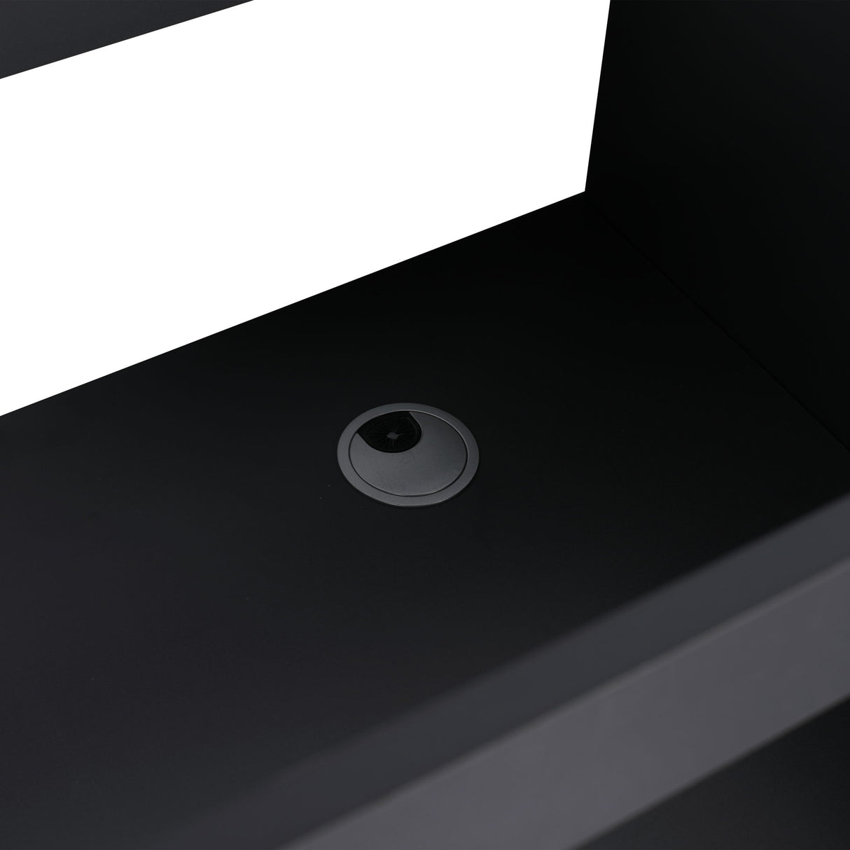 Contemporary Freestanding Bathroom Vanity With Resin Sink & Soft-Close Cabinet Doors