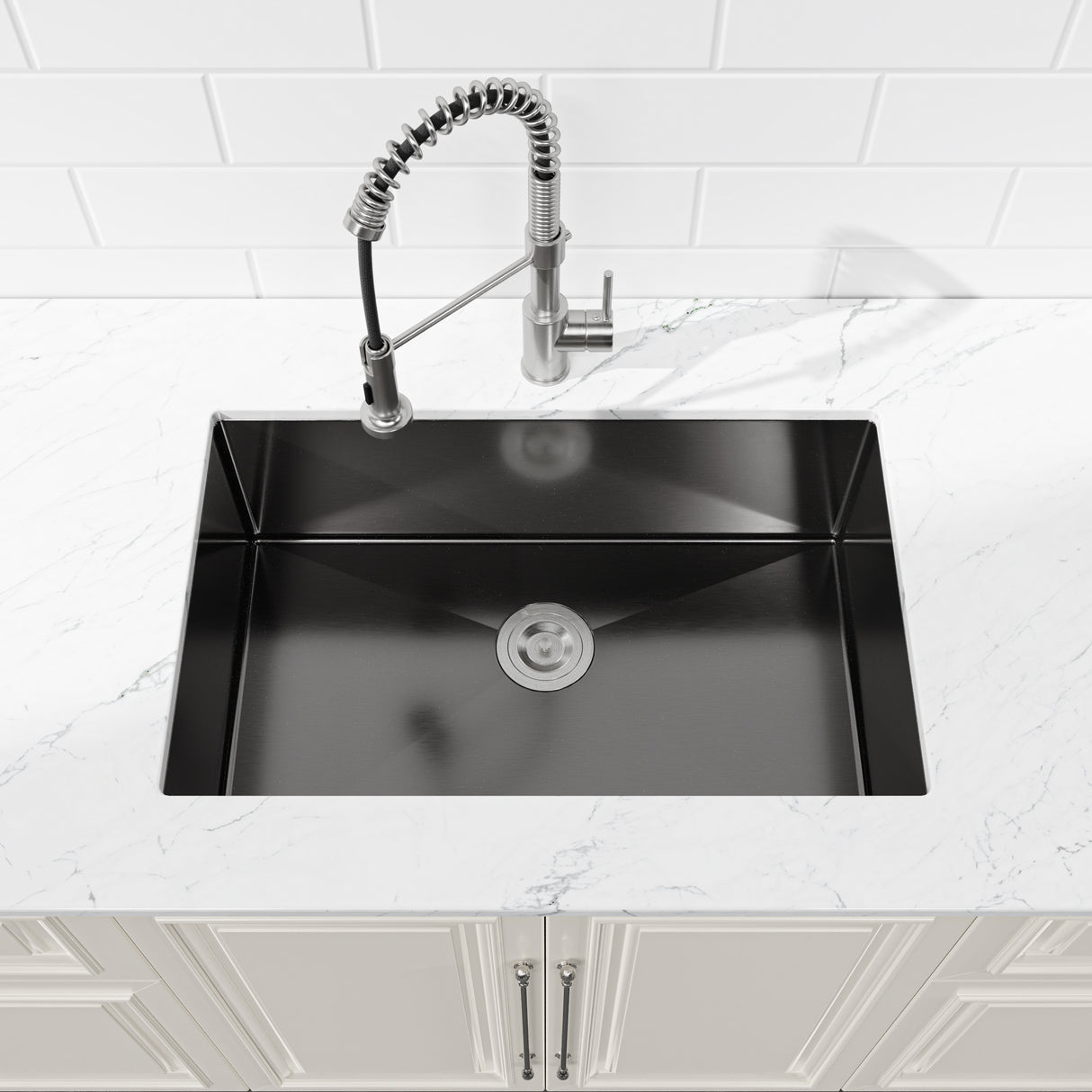 Stainless Steel Kitchen Sink 30"x19" Single Bowl Undermount