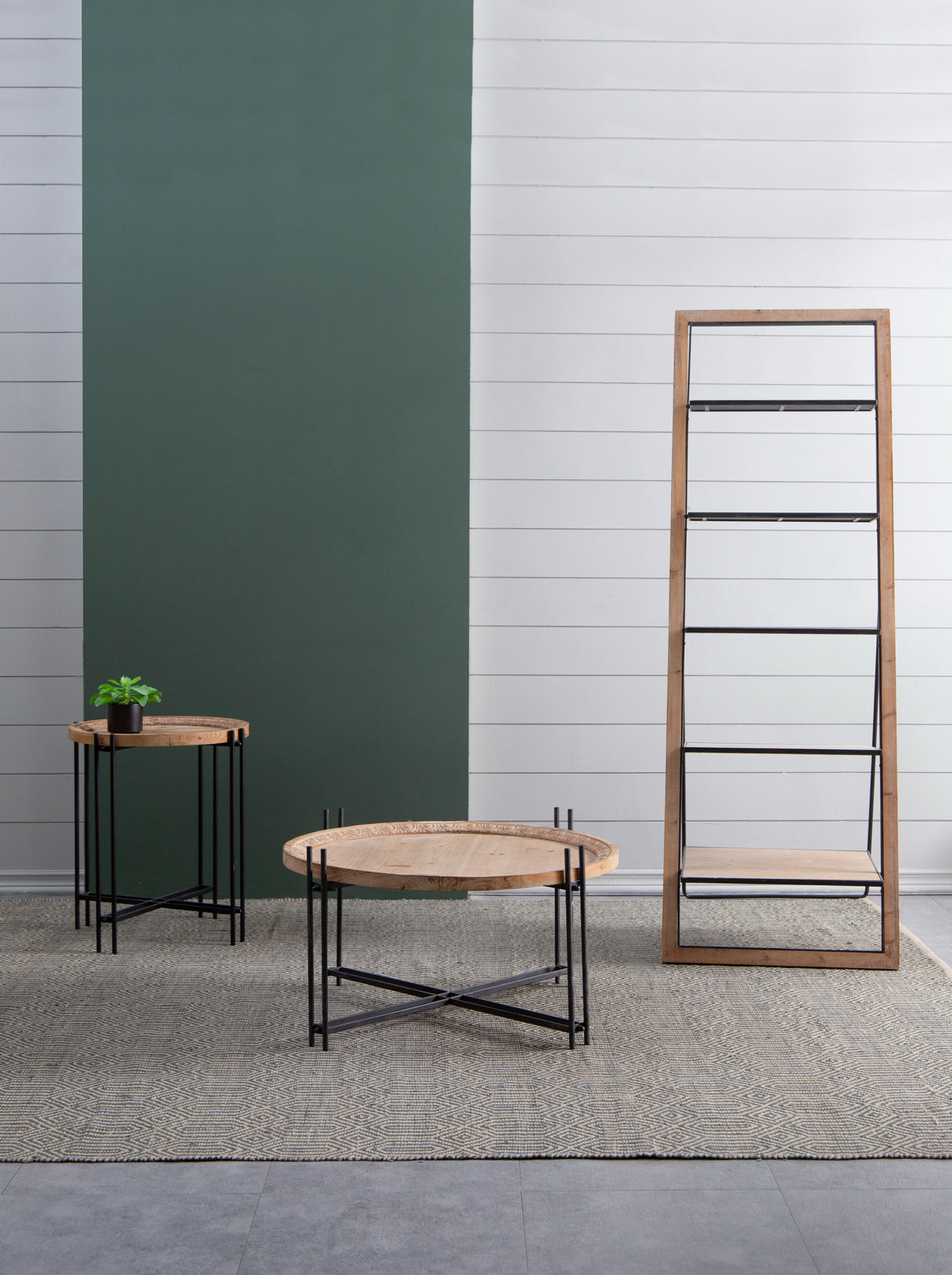 25x26.5x72.5" Wood Shelf