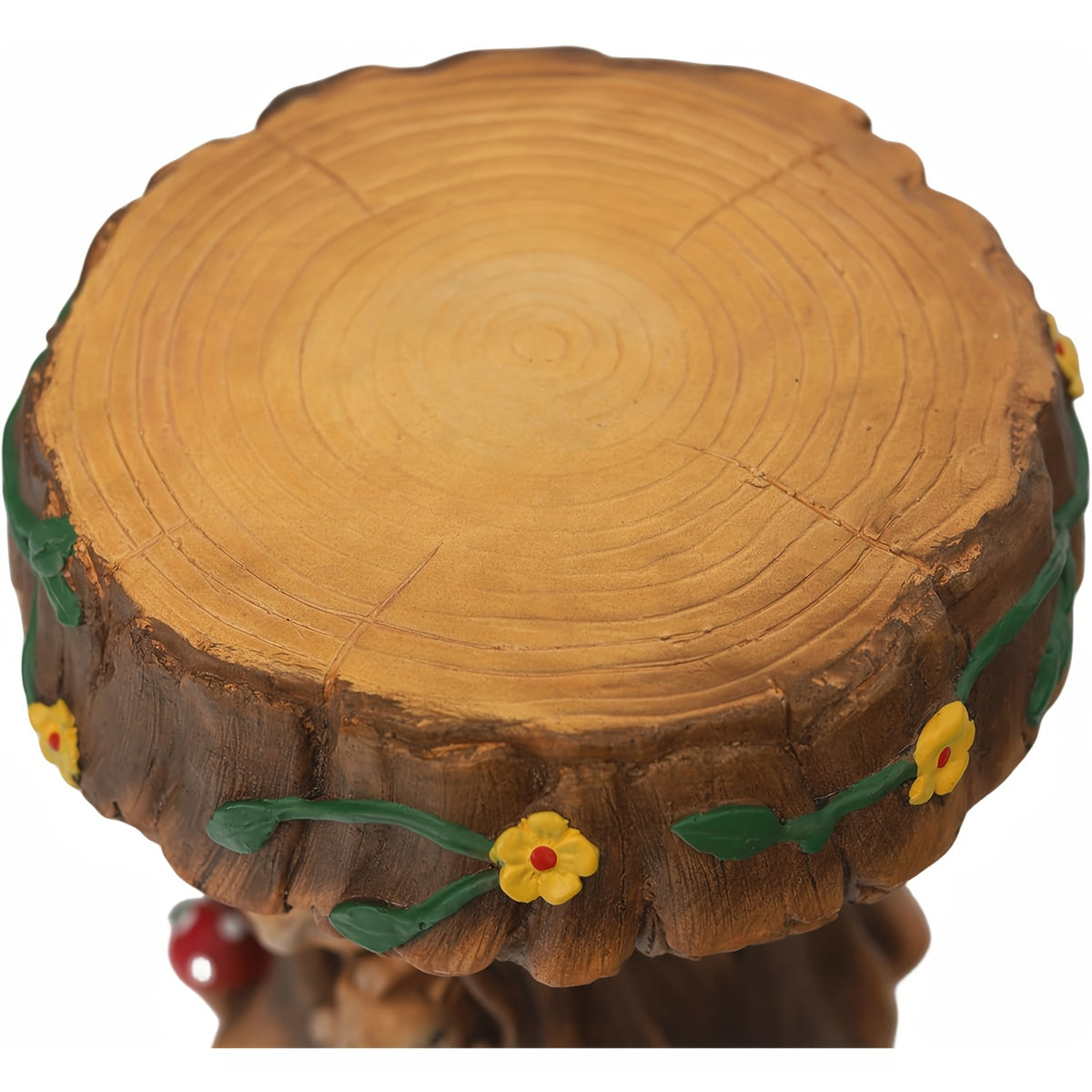 12.6" Resin Squirrel Garden Chair