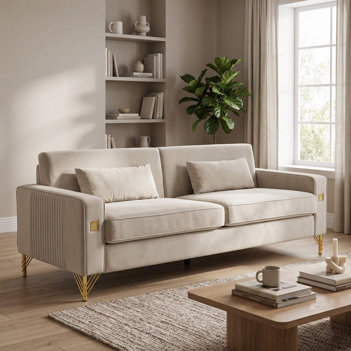 Modern FX-P18-BE Sofa