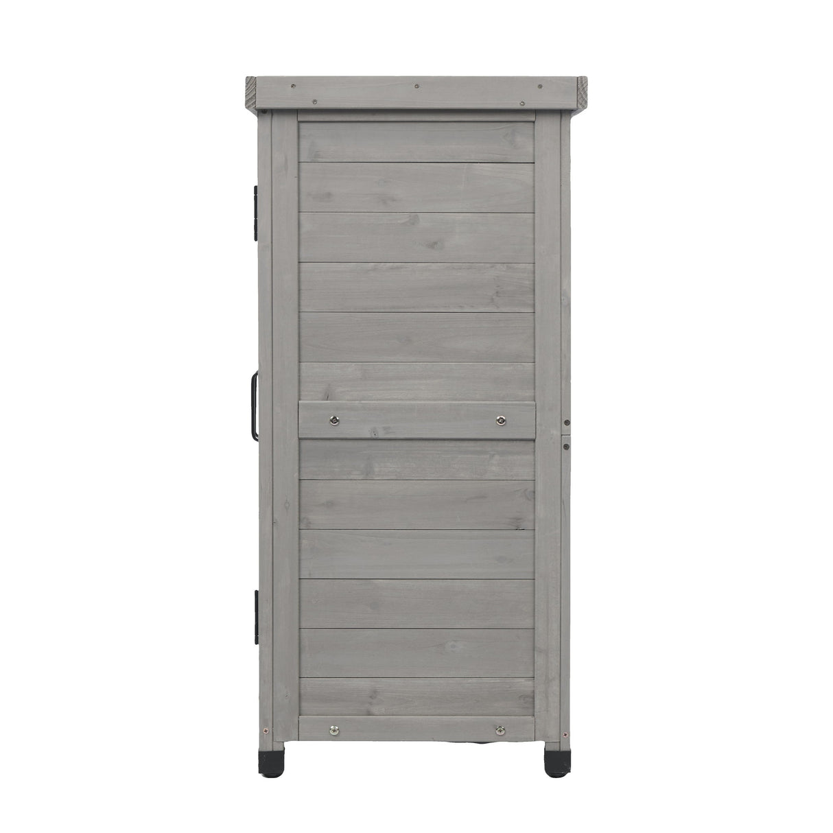 Potting Bench With Storage Cabinet And Metal Table Top For Outdoor