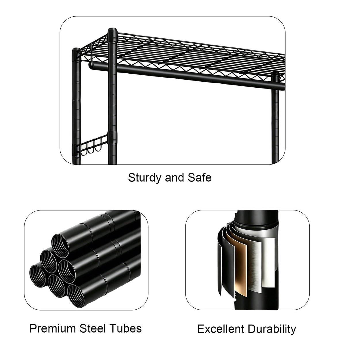 Freestanding Garment Rack with Dust Cover