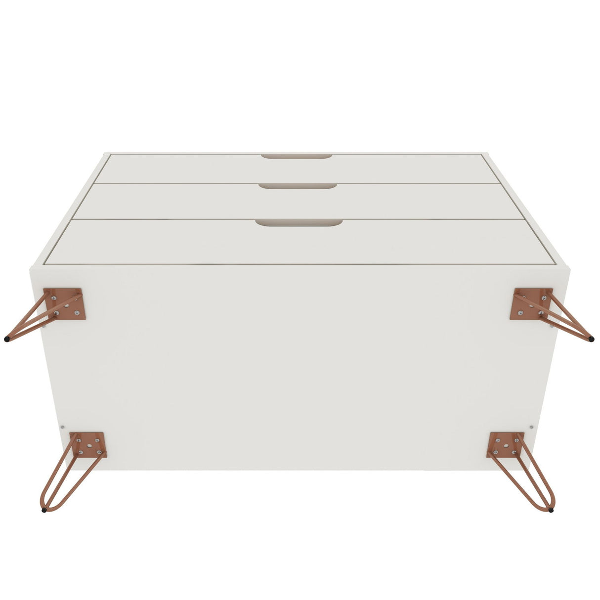 Rockefeller - 3 Drawer Dresser - Off White