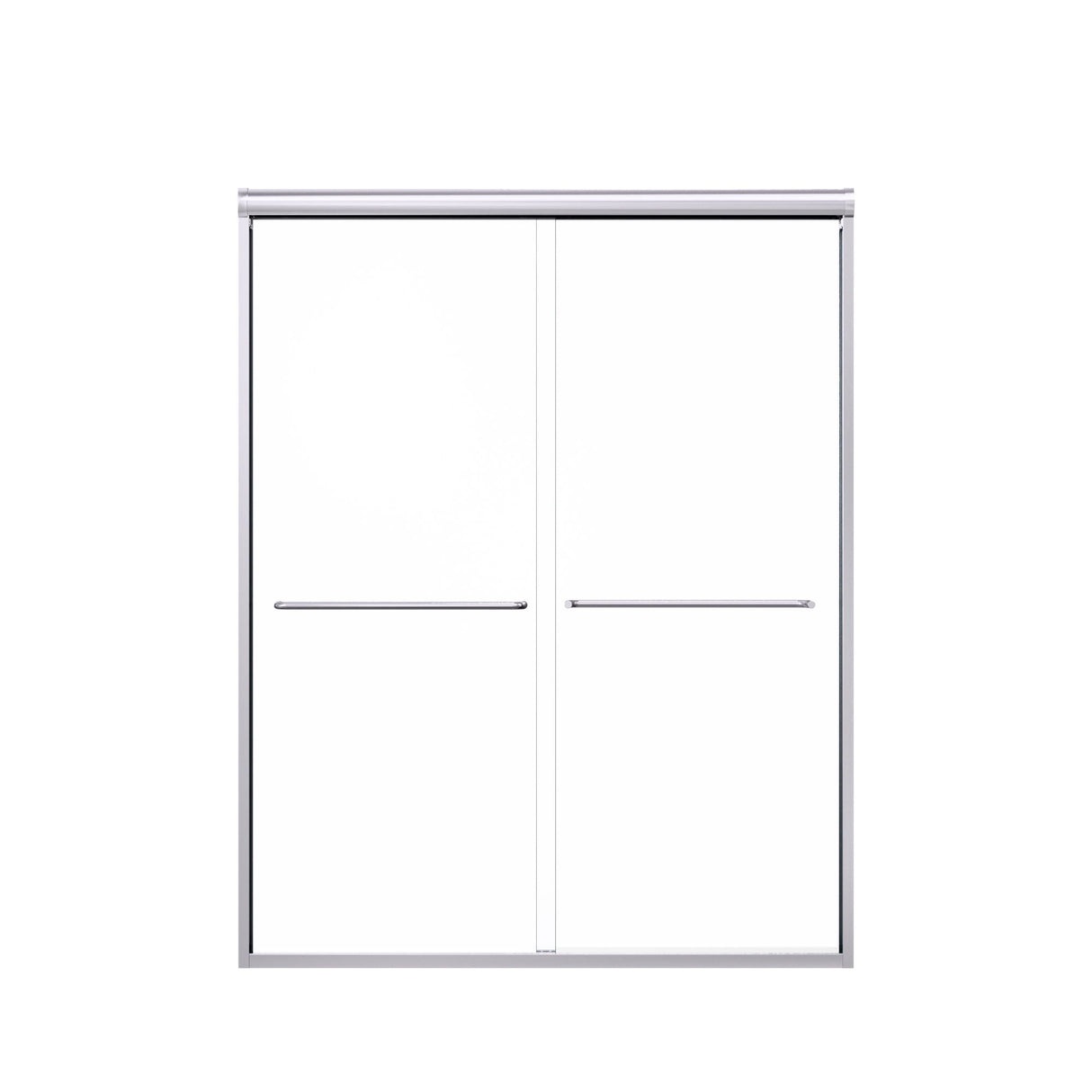 Modern Semi Frameless Double Sliding Shower Door