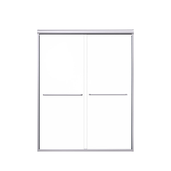 Modern Semi Frameless Double Sliding Shower Door