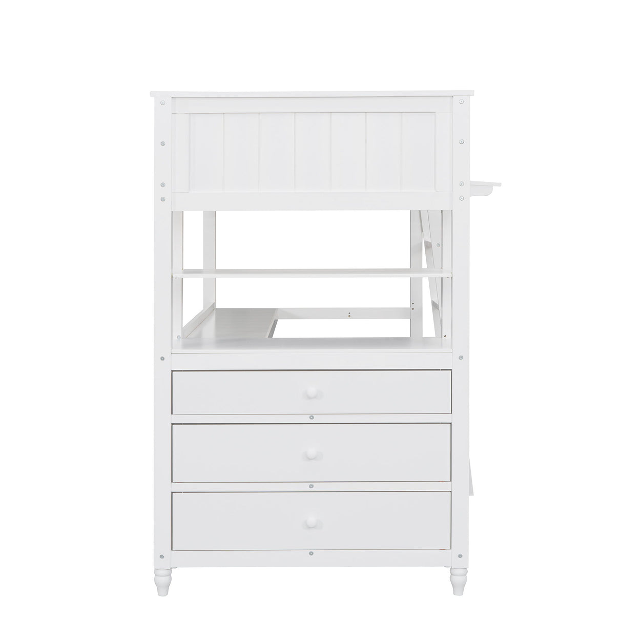 Loft Bed With Drawers With Desk And Shelves