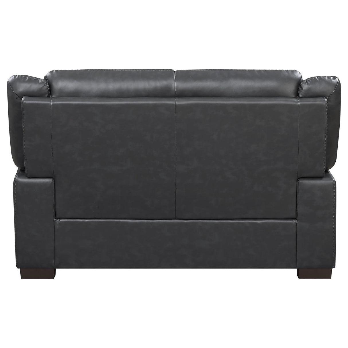 Jacob - Loveseat With Pillow Top Arms Upholstery - Gray