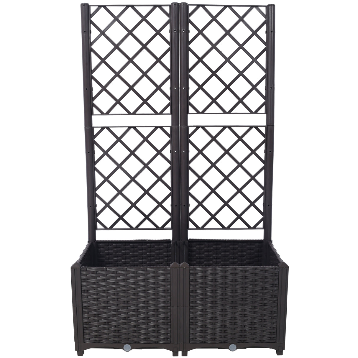 Poly Rattan Garden Planter