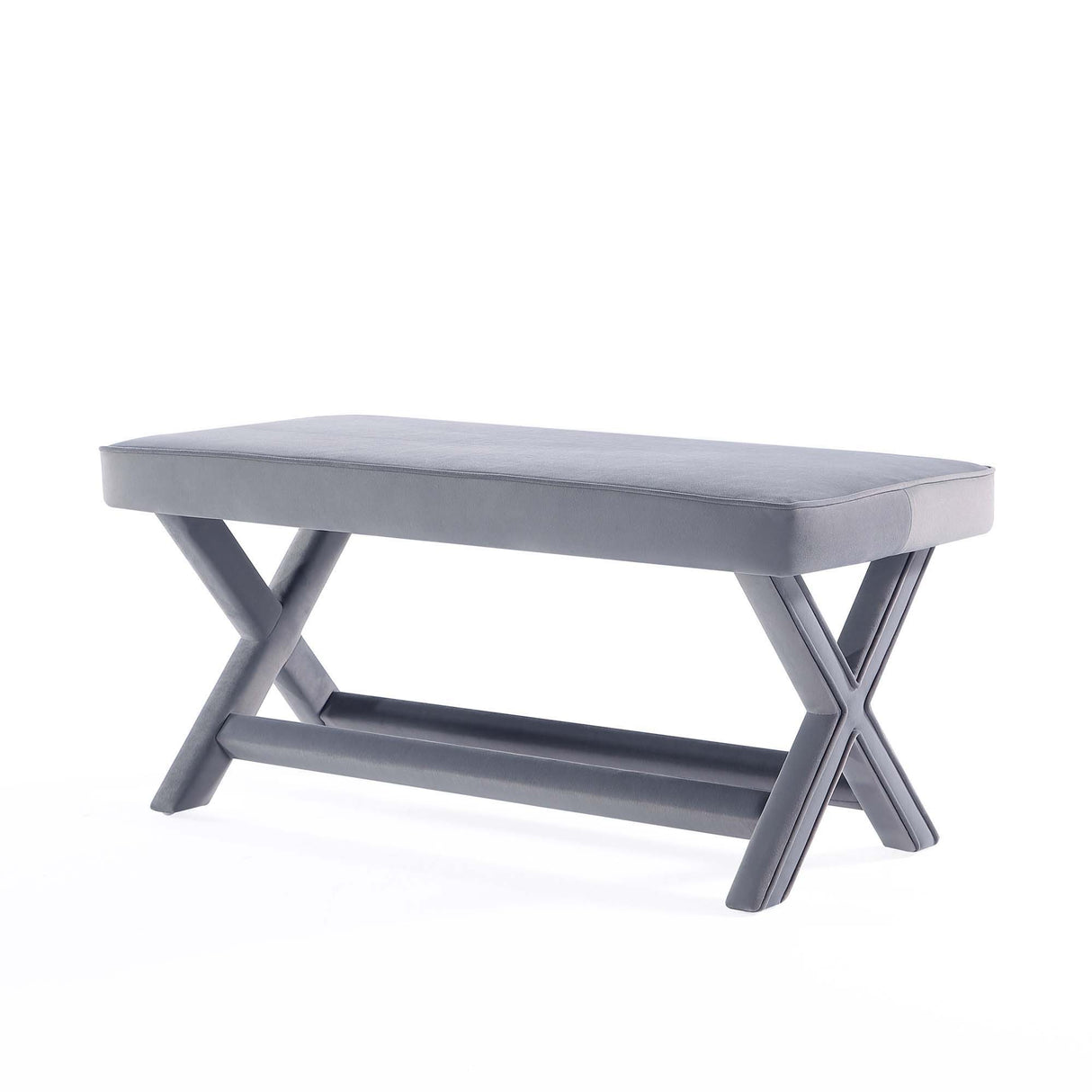 Abigail - Accent Bench With Piped Cushion