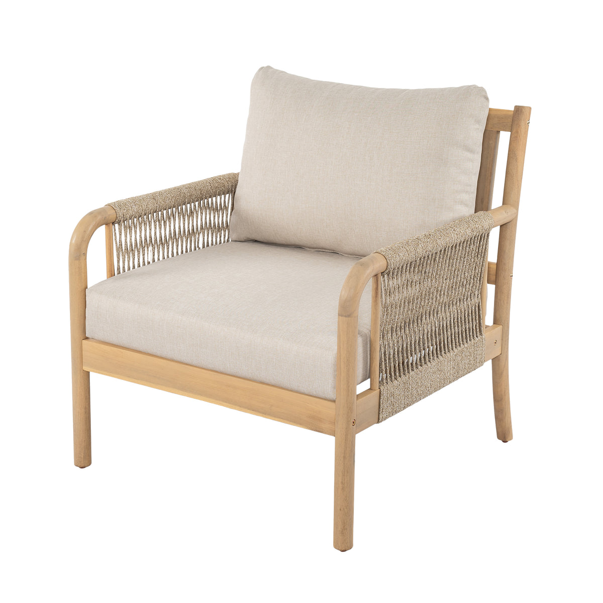 Casper Outdoor 6-Seater Sofa and Coffee Table Set
