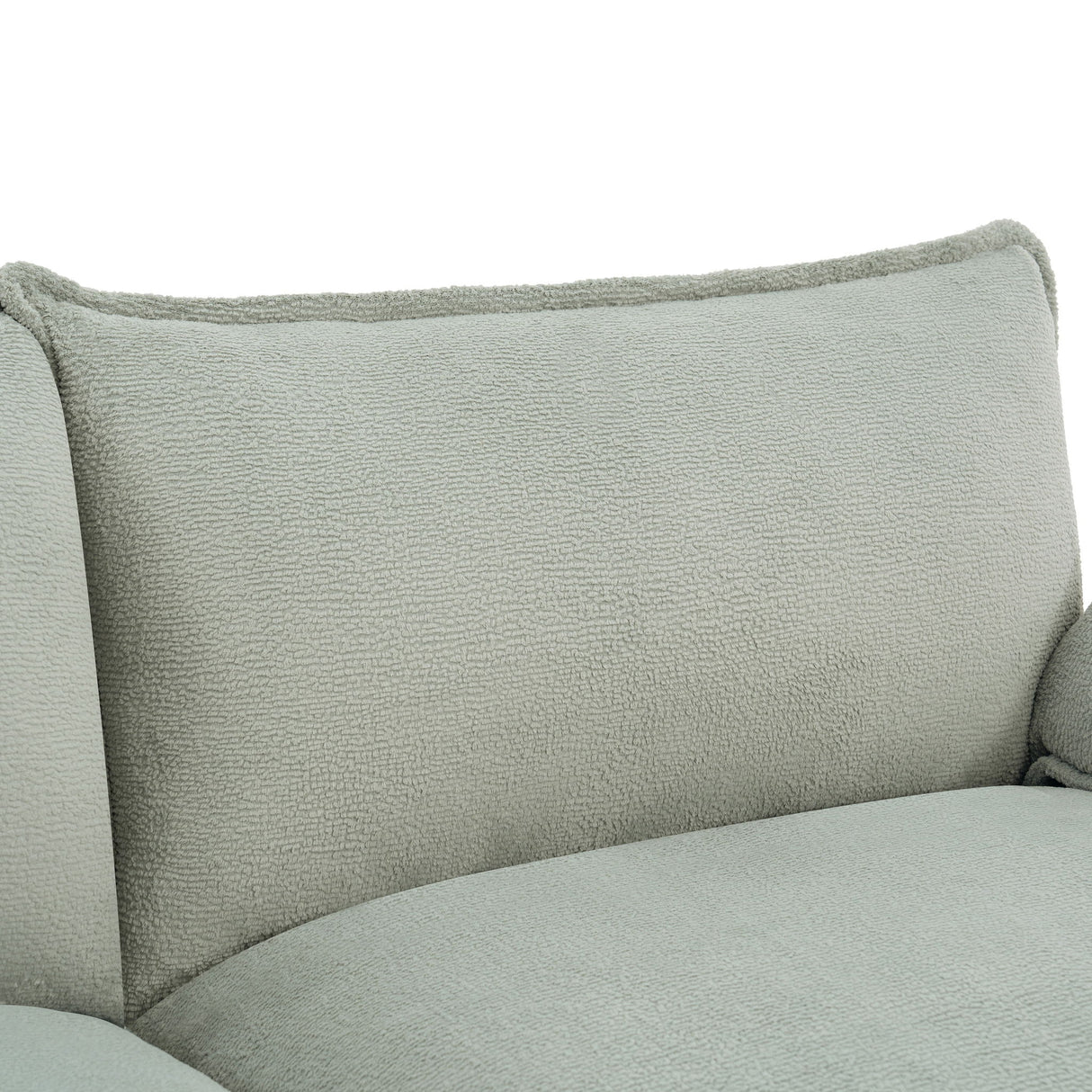 Modern Loveseat Sofa, Upholstered Couch With Side Storage Pockets