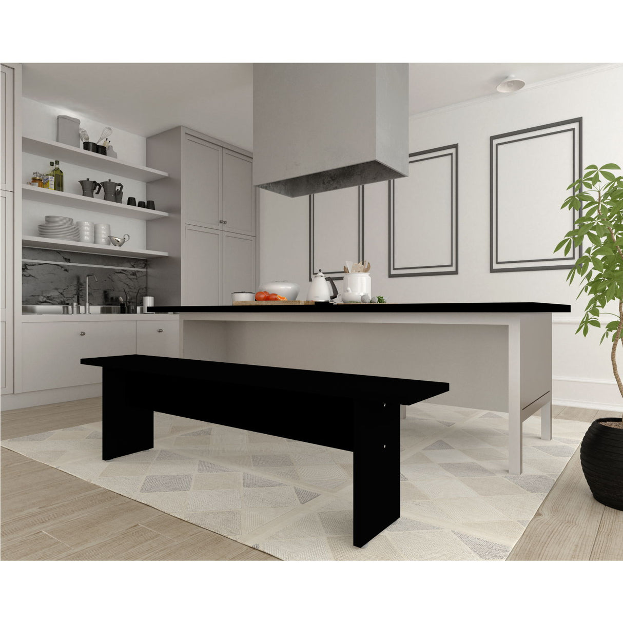 Nomad - Dining Bench For 2 Persons