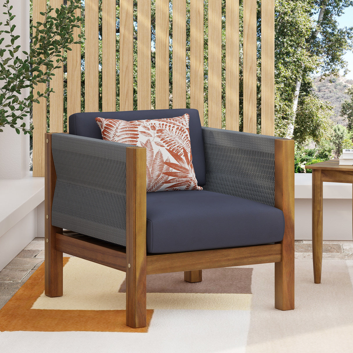 Laurel Outdoor Club Chair Set of 2