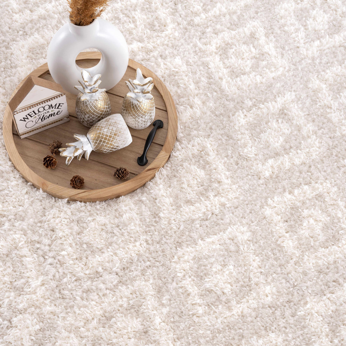 Boutique Rugs Eivin Cream Diamonds Plush Rug - view 22